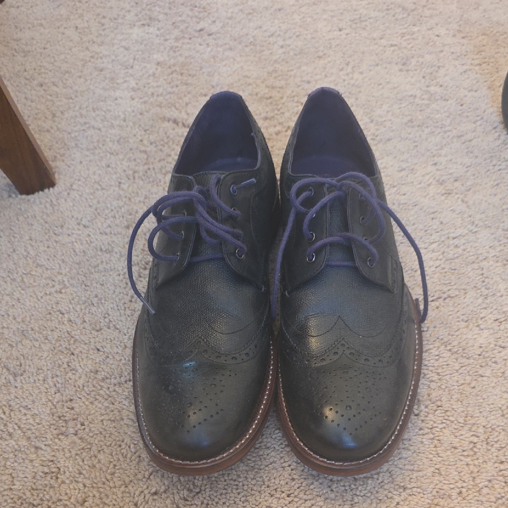 Men's Classic Black Brogue Shoes